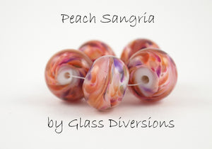 Peach Sangria frit blend by Glass Diversions