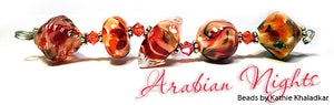 Arabian Nights Frit blend - beads by Kathie Khaladkar