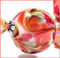 Load image into Gallery viewer, Glass Diversions Chili Pepper frit blend - Beads by Kathie Khaladkar