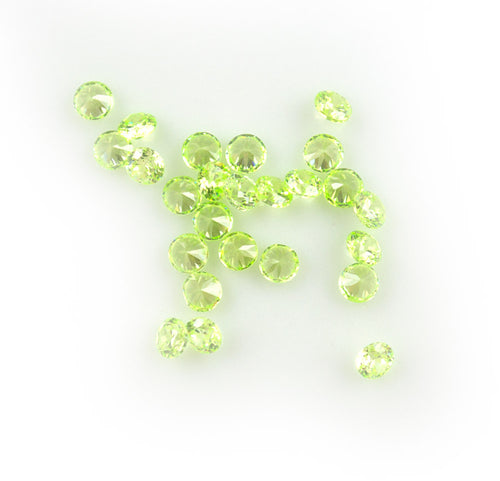 Apple Green CZs Round