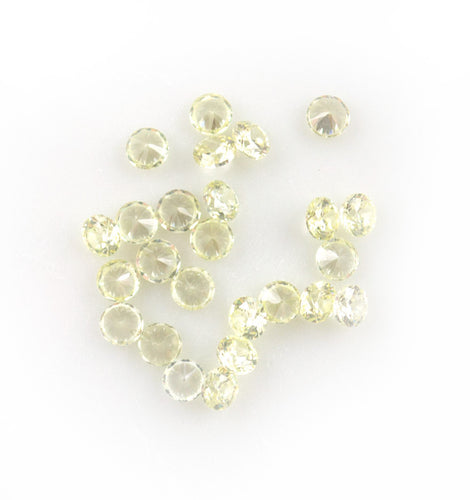 Peridot Green CZs Round