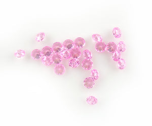 Pink CZs Round