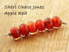 Load image into Gallery viewer, Apple Red over orange by Sheri Chase Jones