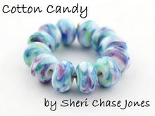 Load image into Gallery viewer, Cotton Candy frit blend by Glass Diversions - beads by Sheri Chase Jones