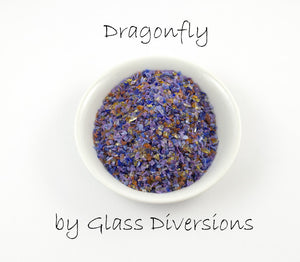 Dragonfly frit blend by Glass Diversions