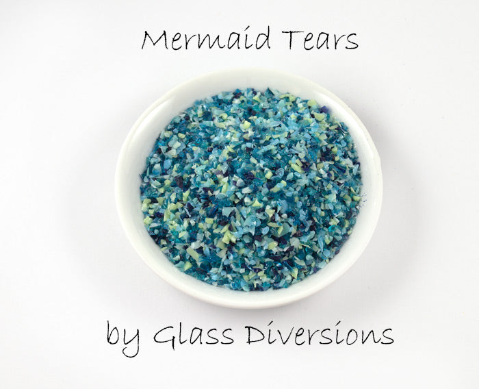 Mermaid Tears frit blend by Glass Diversions