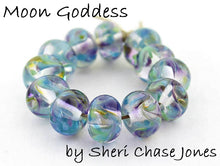 Load image into Gallery viewer, Moon Goddess frit blend by Glass Diversions - beads by Sheri Chase Jones