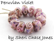 Load image into Gallery viewer, Peruvian Violet frit blend by Glass Diversions - beads by Sheri Chase Jones