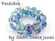 Load image into Gallery viewer, Poseidon frit blend by Glass Diversions - beads by Sheri Chase Jones