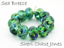 Load image into Gallery viewer, Sea Breeze frit blend by Glass Diversions - beads by Sheri Chase Jones