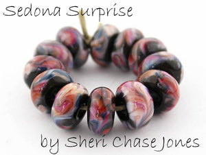 Sedona Surprise by Glass Diversions - beads by Sheri Chase Jones