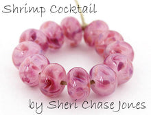 Load image into Gallery viewer, Shrimp Cocktail frit blend by Glass Diversions - beads by Sheri Chase Jones