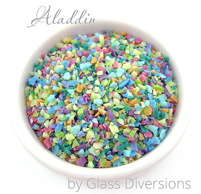 Aladdin frit blend by Glass Diversions 