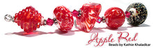 Load image into Gallery viewer, Apple Red Frit blend - beads by Kathie Khaladkar