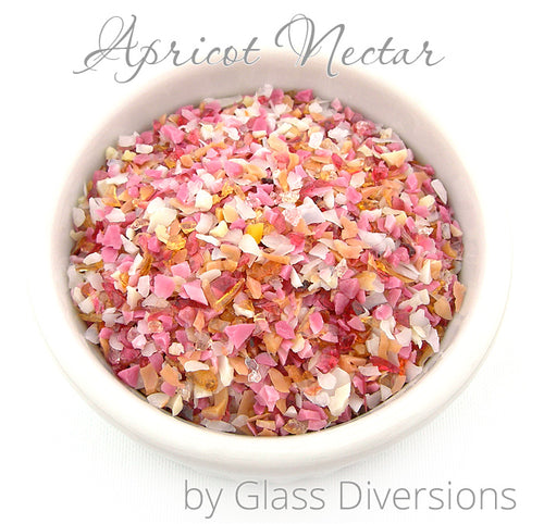 Apricot Nectar Frit blend by Glass Diversions