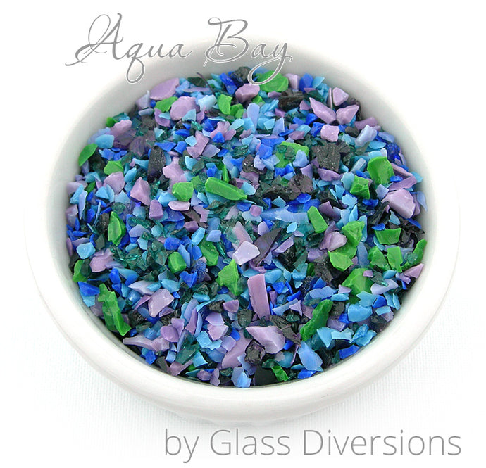 Aqua Bay Frit blend by Glass Diversions
