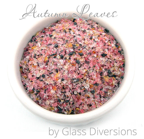 Autumn Leaves Frit blend by Glass Diversions