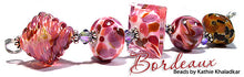 Load image into Gallery viewer, Bordeaux Frit blend by Glass Diversions - beads by Kathie Khaladkar