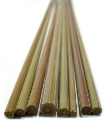 Iris Orange Raku Rods by Glass Diversions