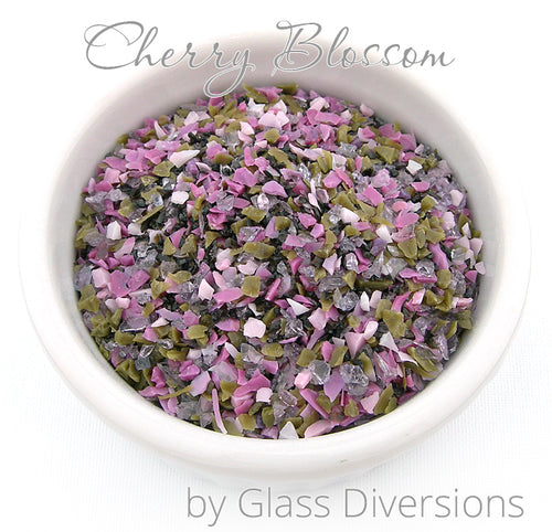 Cherry Blossom Frit blend by Glass Diversions