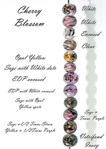 Cherry Blossom Frit blend by Glass Diversions