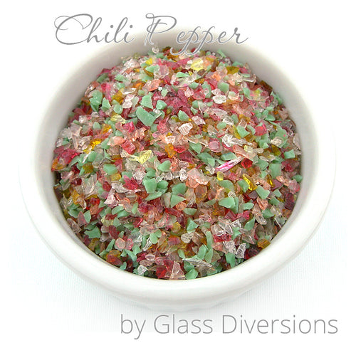 Chili Pepper frit blend by Glass Diversions
