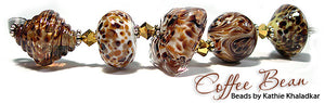 Glass Diversions Coffee Bean frit blend - Beads by Kathie Khaladkar
