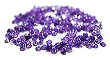 Violet Purple CZs by Glass Diversions