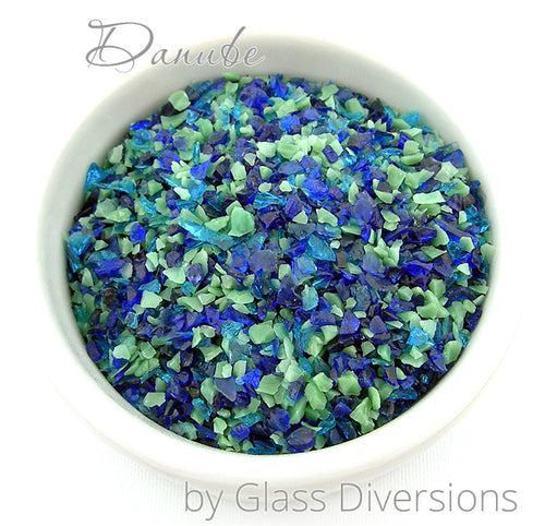 Danube frit blend by Glass Diversions