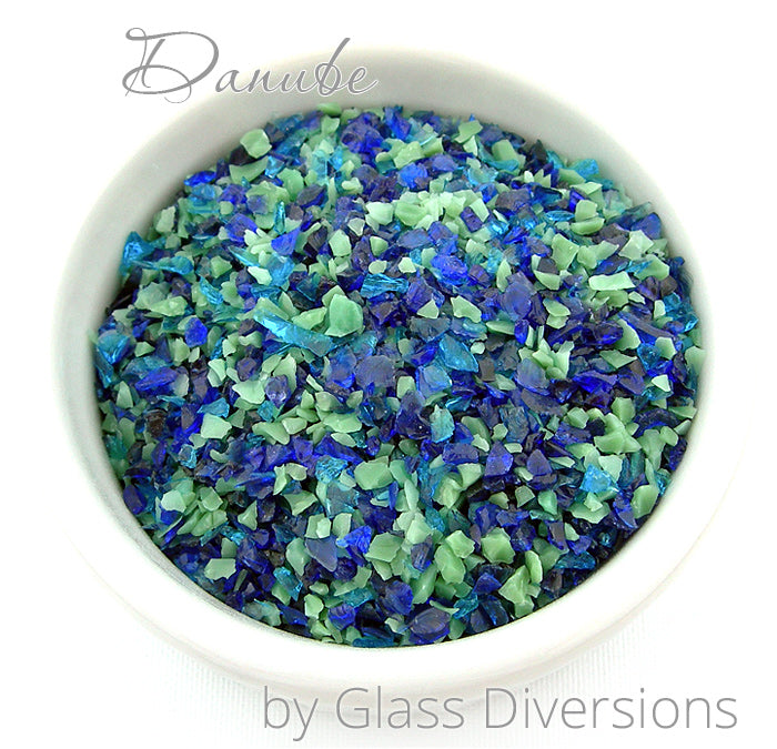 Danube frit blend by Glass Diversions