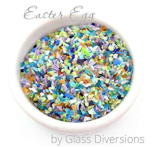 Easter Egg frit blend by Glass Diversions