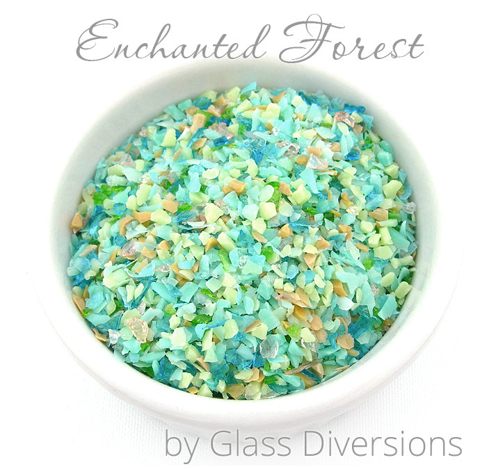 Enchanted Forest frit blend by Glass Diversions