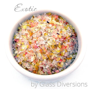 Exotic frit blend by Glass Diversions