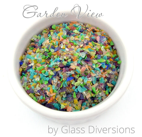 Garden View frit blend by Glass Diversions