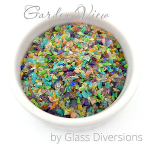 Garden View frit blend by Glass Diversions