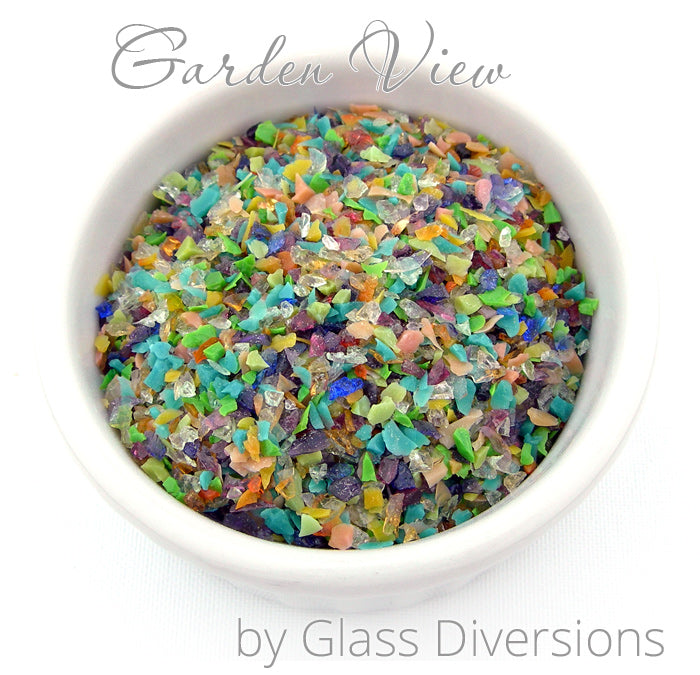 Garden View frit blend by Glass Diversions