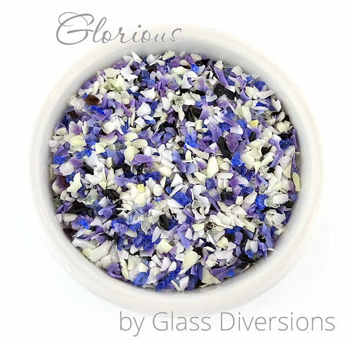 Glorious frit blend by Glass Diversions