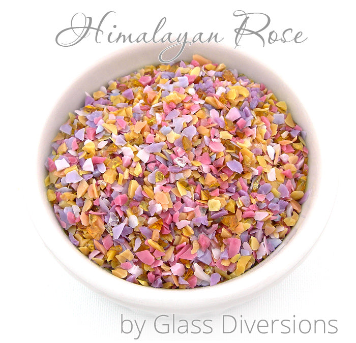 Himalayan Rose frit blend by Glass Diversions