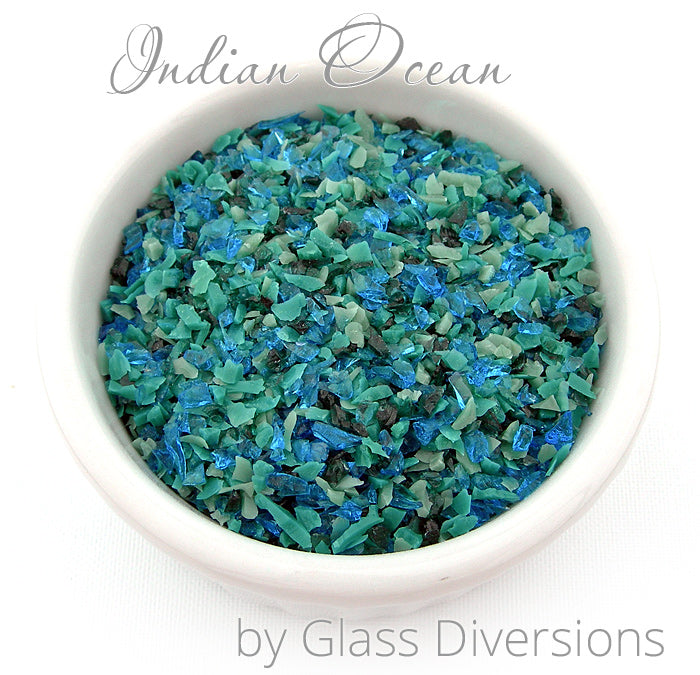Indian Ocean frit blend by Glass Diversions