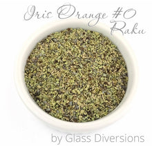 Load image into Gallery viewer, Iris Orange Raku Frit by Glass Diversions