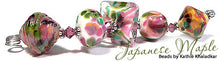 Load image into Gallery viewer, Japanese Maple frit blend by Glass Diversions - beads by Kathie Khaladkar