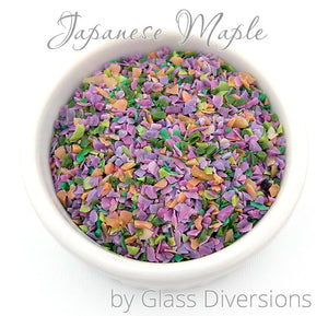 Japanese Maple frit blend by Glass Diversions