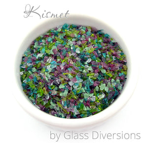 Kismet frit blend by Glass Diversions