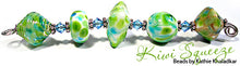 Load image into Gallery viewer, Kiwi Squeeze frit blend by Glass Diversions - beads by Kathie Khaladkar