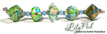 Load image into Gallery viewer, Lily Pad frit blend by Glass Diversions - beads by Kathie Khaladkar