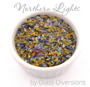Northern Lights frit blend by Glass Diversions