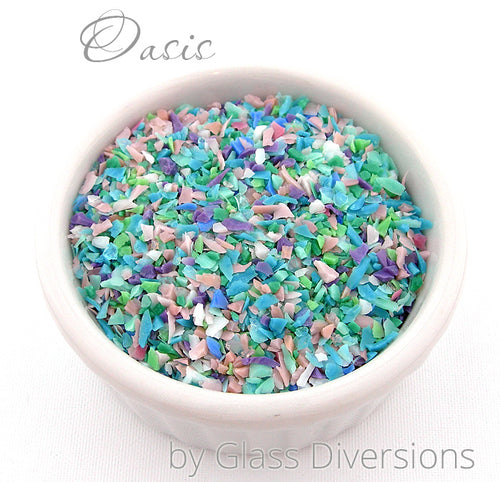 Oasis frit blend by Glass Diversions