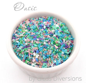 Oasis frit blend by Glass Diversions