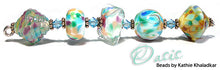 Load image into Gallery viewer, Oasis frit blend by Glass Diversions - beads by Kathie Khaladkar