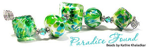 Paradise Found by Glass Diversions - beads by Kathie Khaladkar